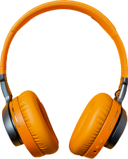 photo fresh headphone isolated color background 1008415 14569 1